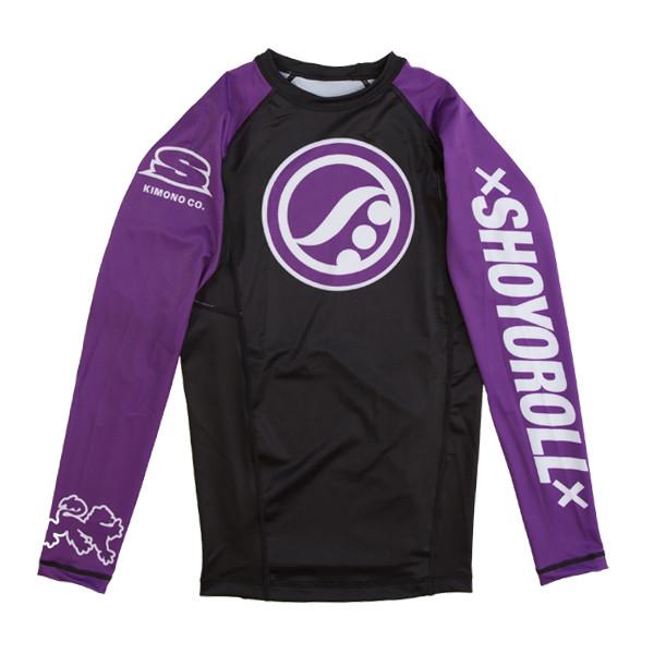 Shoyoroll 2015 Q3 Rashguard Classé Manches Longues Violet
