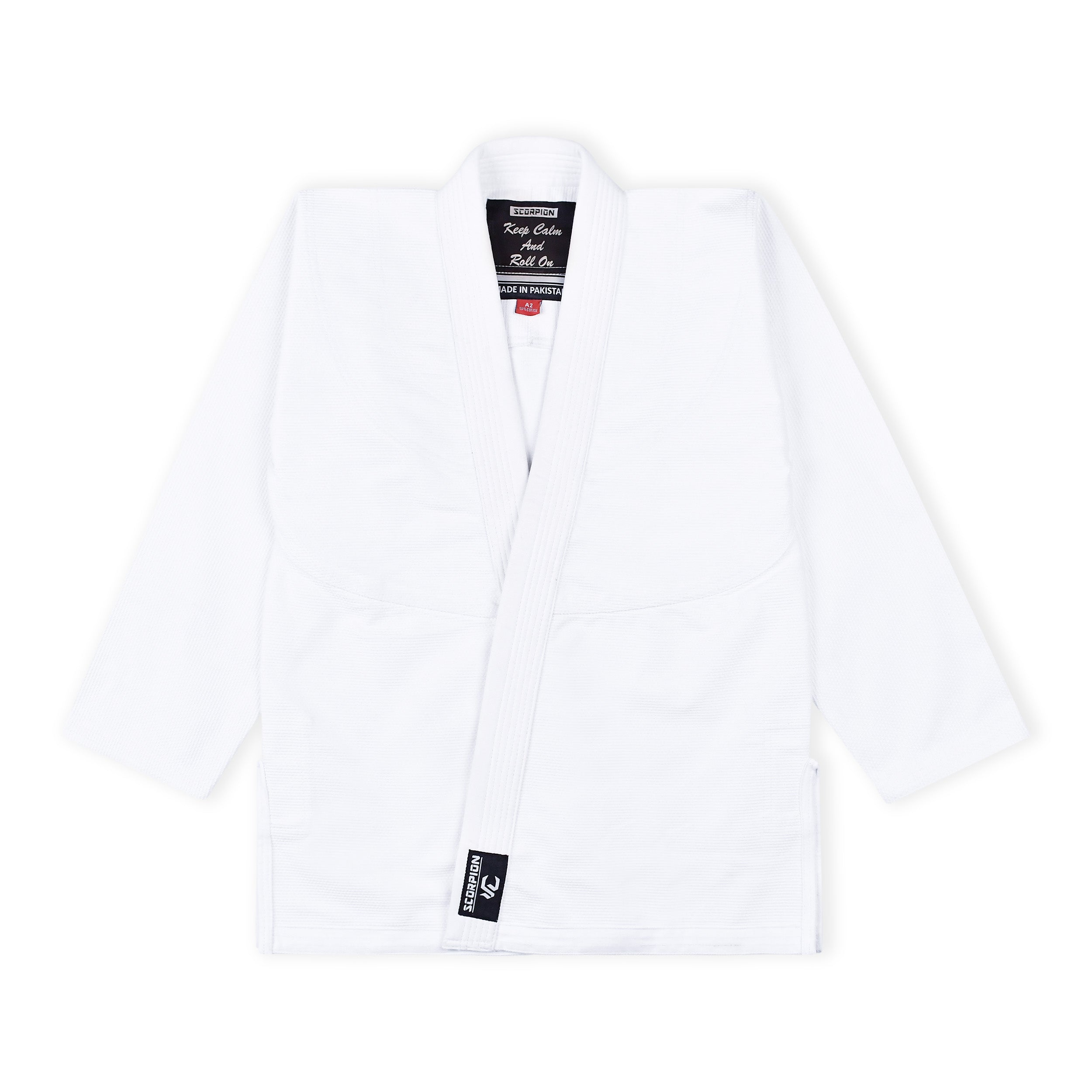 Scorpion Essential 1.0 White Brazilian Jiu Jitsu Mens BJJ Gi