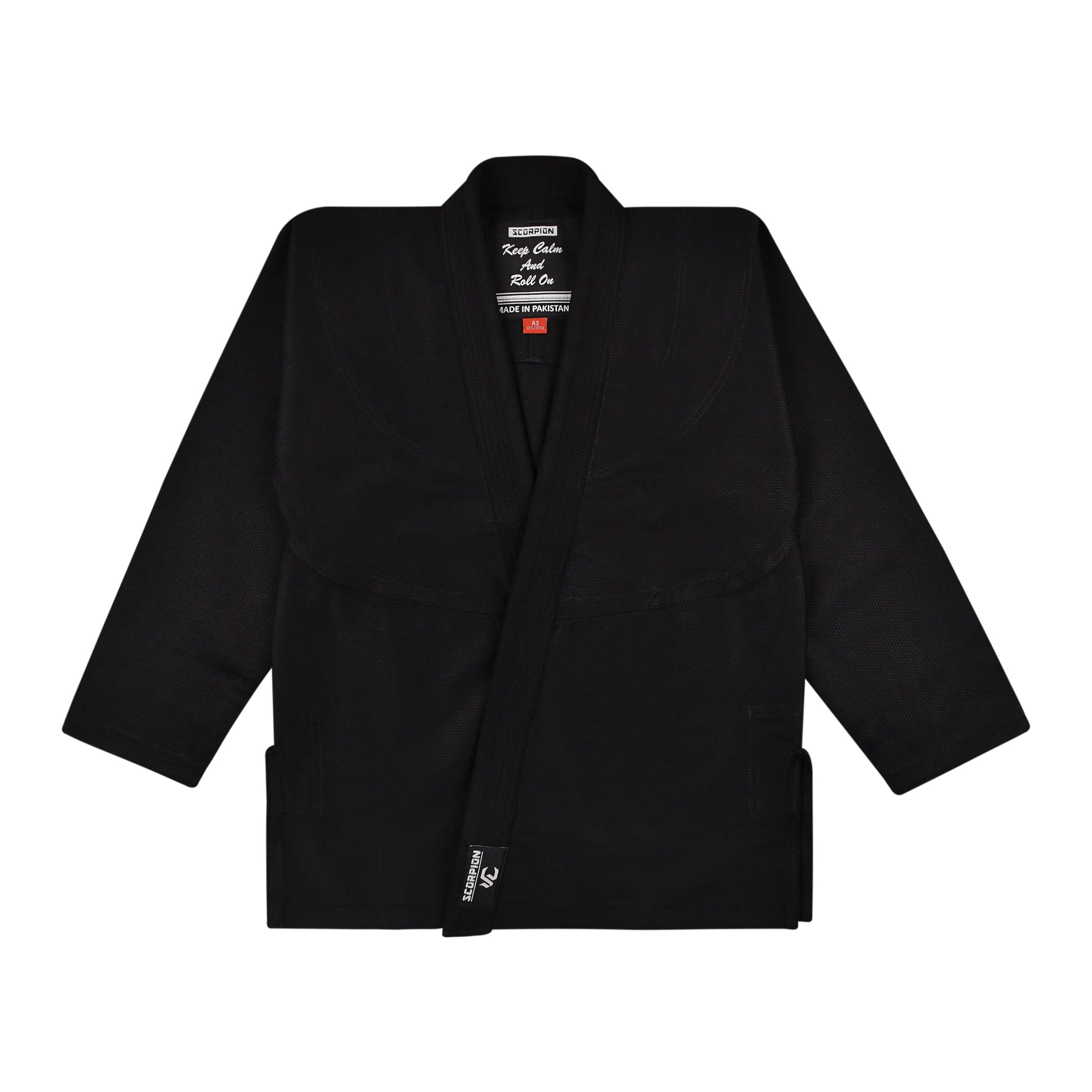 Scorpion Essential 1.0 Black Brazilian Jiu Jitsu Mens BJJ Gi