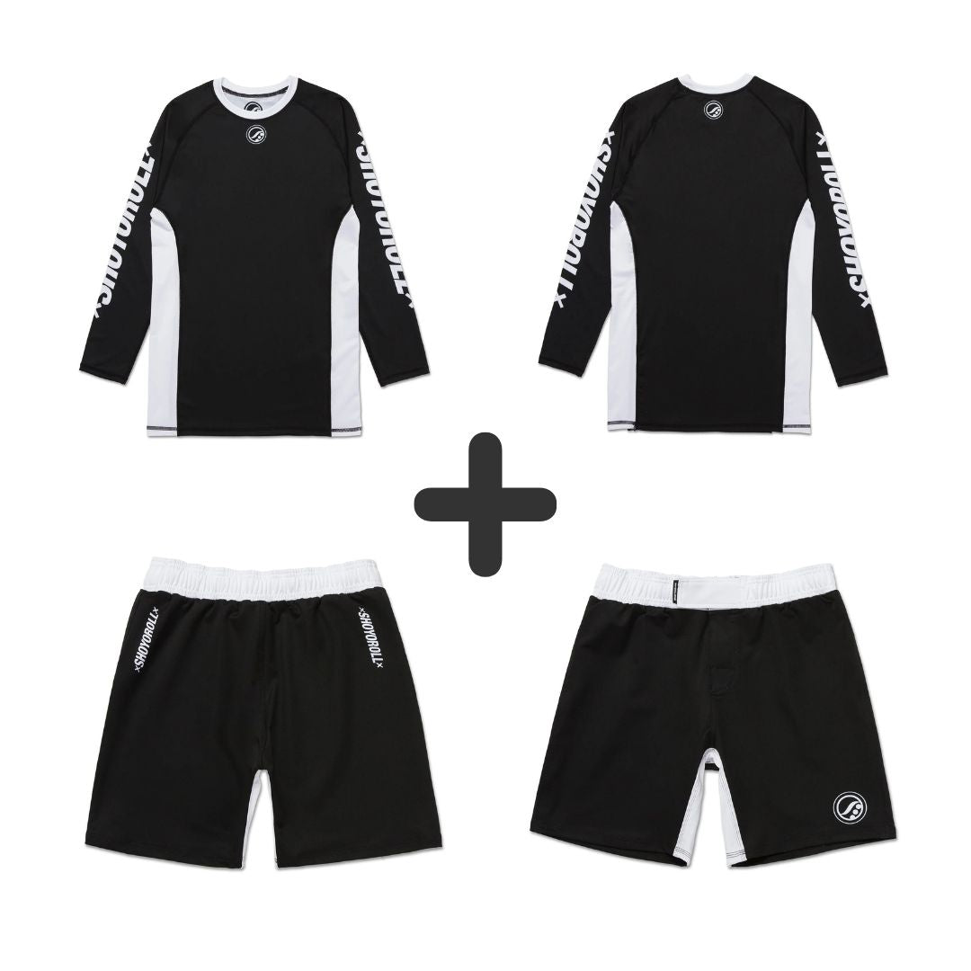 Shoyoroll Atlas Competitor Rash guard LS & MMA Shorts set