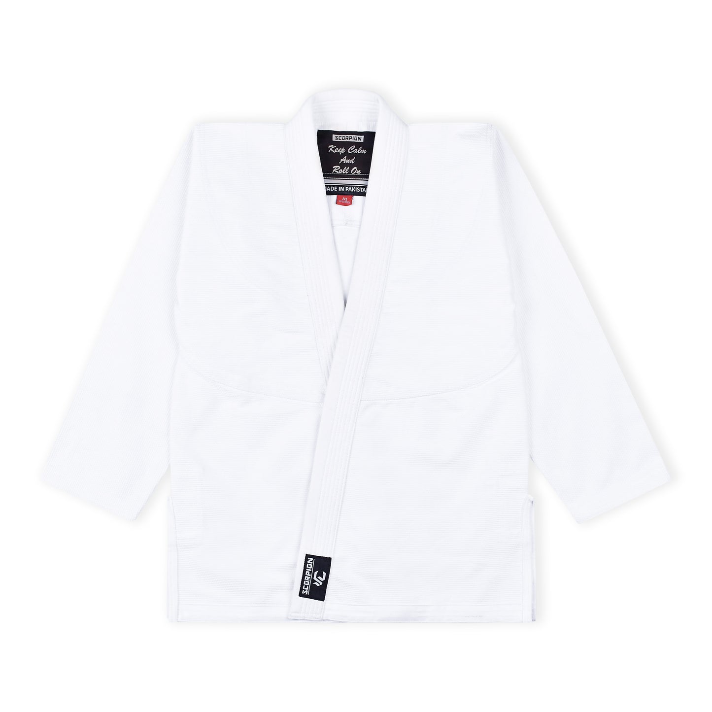 Scorpion Essential 1.0 White Brazilian Jiu Jitsu Mens BJJ Gi