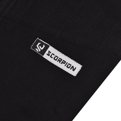 Scorpion Essential 1.0 Black Brazilian Jiu Jitsu Mens BJJ Gi
